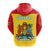 Custom Grenada Hoodie Power Grenada Mix Coat of Arms LT13 - Polynesian Pride