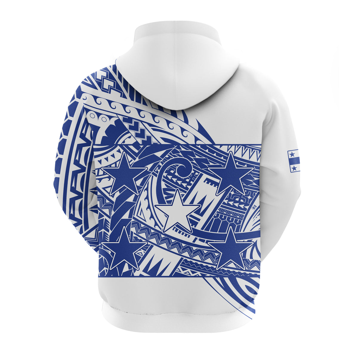 Custom Gambier Islands Zip Hoodie Polynesian Pattern French Polynesia LT13 - Polynesian Pride