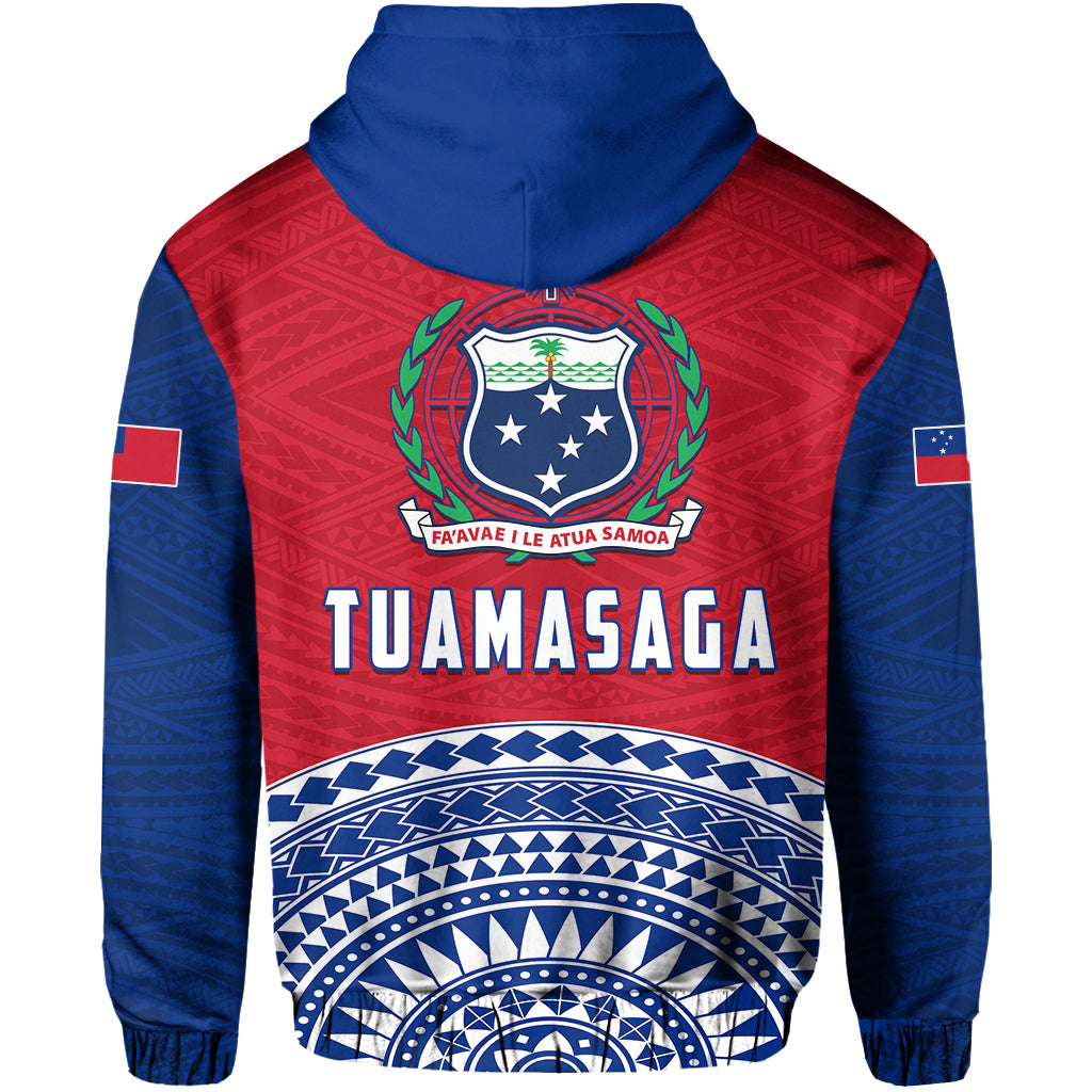 Tuamasaga Samoa Hoodie Polynesian Pattern LT13 - Polynesian Pride