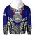 American Samoa Hoodie Bald Eagle Mix Polynesian LT13 - Polynesian Pride