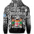 Fiji Rugby Hoodie Flying Fijians Black Tapa Pattern LT13 - Polynesian Pride