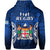 Fiji Rugby Zip Hoodie Flying Fijians Blue Tapa Pattern LT13 - Polynesian Pride