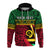 Custom Vanuatu Dreamy Hoodie Flag and Pattern LT13 Unisex Green - Polynesian Pride