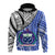 Custom Samoa Hoodie Samoan Pattern Newest LT13 Hoodie Blue - Polynesian Pride