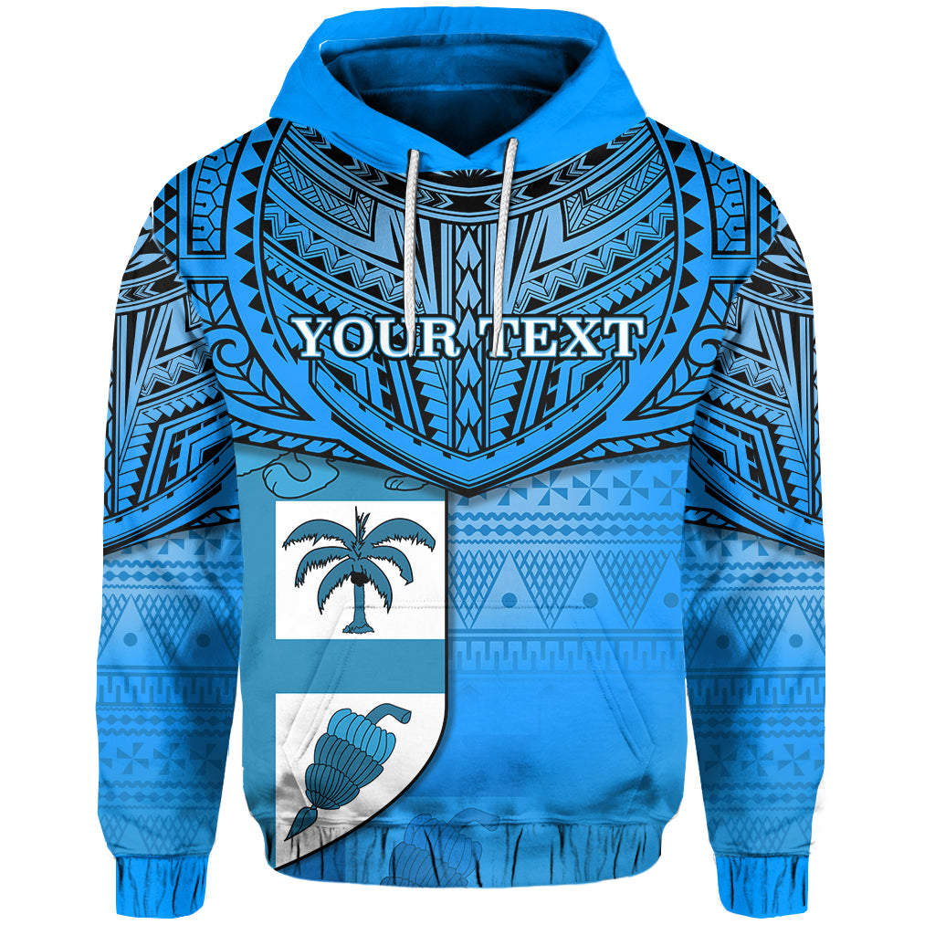 Custom Fiji Creative Hoodie Love Country LT13 Unisex Blue - Polynesian Pride