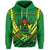 Custom Cook Islands Rugby Zip Hoodie Simple Polynesian Custom Text and Number LT13 - Polynesian Pride