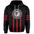 Red Raiders Hoodie Kahuku School LT13 Unisex Black - Polynesian Pride