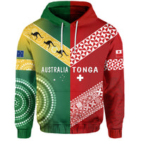 Custom Australia and Tonga Hoodie Version Special LT13 - Polynesian Pride