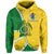 Cook Islands Rugby Hoodie Polynesian Turtle LT13 Unisex Yellow - Polynesian Pride