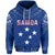 Custom Samoa Hoodie Simple Polynesian Custom Text and Number LT13 - Polynesian Pride