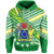 Cook Islands Rugby Hoodie New Breathable LT13 Unisex Green - Polynesian Pride