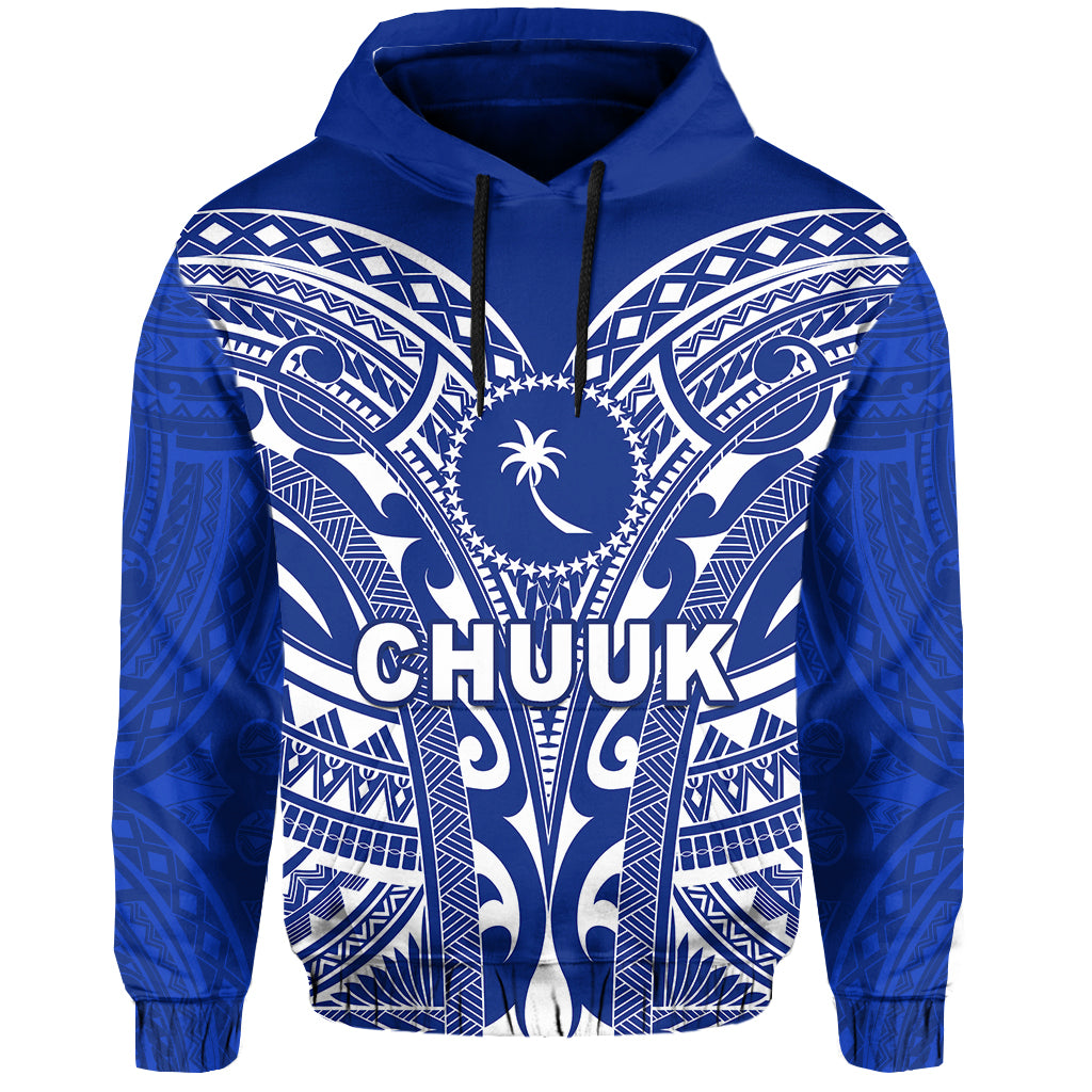Custom Chuuk Hoodie Micronesia Simple Pattern LT13 - Polynesian Pride