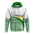 Tailevu Rugby Hoodie Fiji Rugby Tapa Pattern White LT13 Unisex White - Polynesian Pride