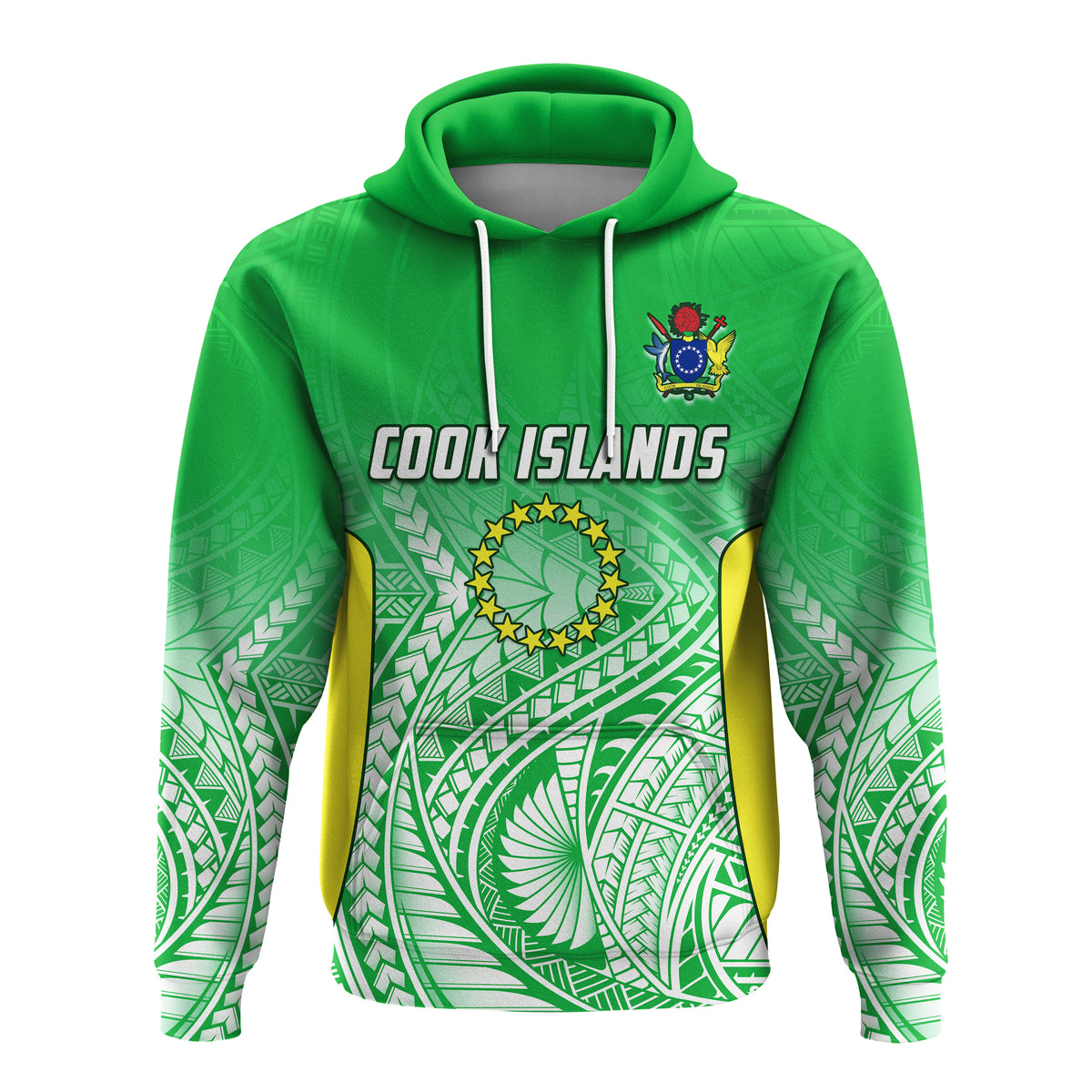 (Custom Text and Number) Cook Islands Hoodie Pattern Be Unique LT13 - Polynesian Pride