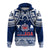 Samoa Rugby Hoodie Toa Samoa Pacific Sporty LT14 Pullover Hoodie Blue - Polynesian Pride