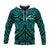 (Custom Text and Number) New Zealand Silver Fern Rugby Hoodie All Black Turquoise NZ Maori Pattern LT13 - Polynesian Pride