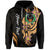 Custom Pohnpei Simple Zip Hoodie Tropical Flowers LT13 Unisex Black - Polynesian Pride