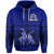 Custom Taufaahau Pilolevu Zip Hoodie 75 Years Diamond Jubilee LT13 Unisex Blue - Polynesian Pride