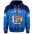 Custom Niue Zip Hoodie Rock of Polynesia LT13 Unisex Blue - Polynesian Pride