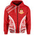 Custom Kolisi Tonga Zip Hoodie LT13 - Polynesian Pride