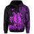 Custom Hawaii Polynesian Zip Hoodie Purple Sea Turtles Hawaiian LT13 - Polynesian Pride