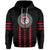 Custom Red Raiders Zip Hoodie Kahuku School LT13 - Polynesian Pride