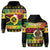 Custom Vanuatu Christmas Hoodie Pig Tusk Polynesian Joyeux Noel Flag Art LT14 Pullover Hoodie Reggae - Polynesian Pride