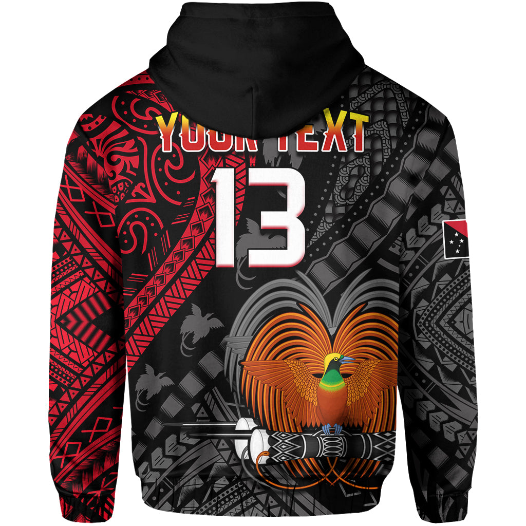 (Custom Text and Number) Papua New Guinea Hoodie Raggiana Birds of Paradise Happy 47th Independence Day LT13 - Polynesian Pride