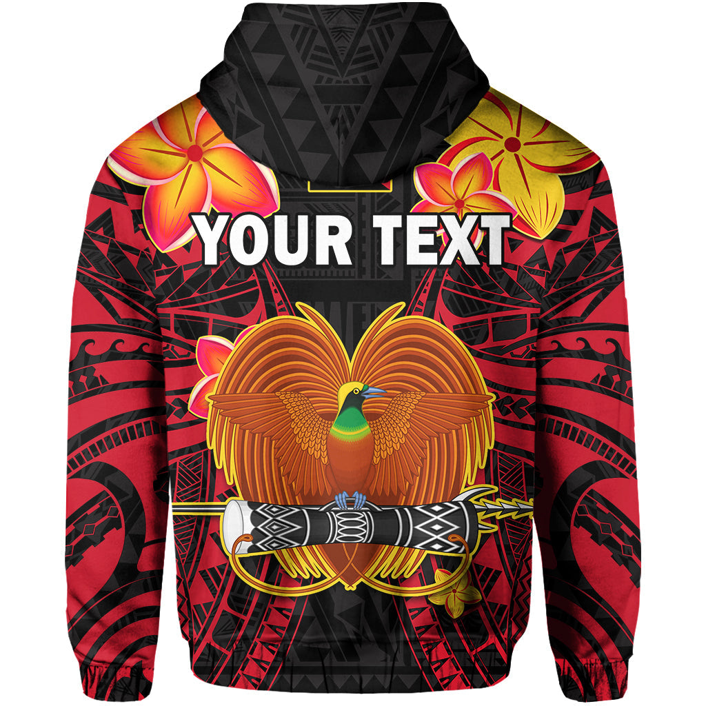 Custom Papua New Guinea Hoodie PNG Bird of Paradise Polynesian Pattern LT14 - Polynesian Pride