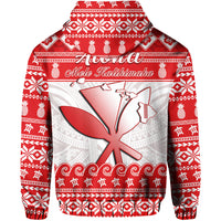 Hawaii Christmas Hoodie Kanaka Polynesian Santa Claus Mele Kalikimaka LT14 - Polynesian Pride
