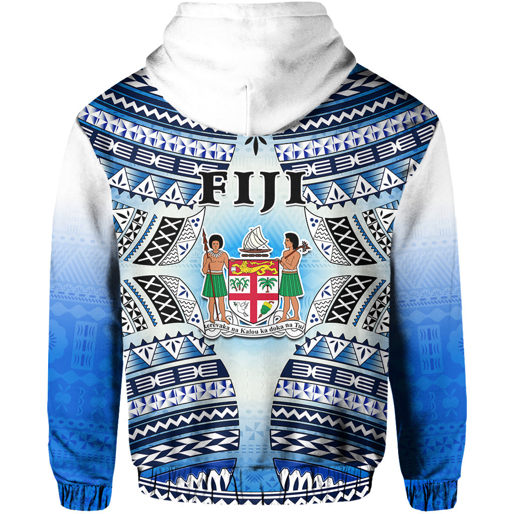 Fiji Hoodie Kaiviti Fijian Special Tapa Pattern LT14 - Polynesian Pride