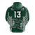 (Custom Text and Number) Hawaii Football Hoodie Kakau Warrior Be Stronger LT13 - Polynesian Pride