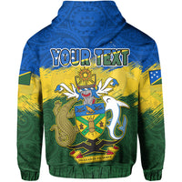 Solomon Islands Hoodie Happy 44th Independence Anniversary Polynesian Pattern LT14 - Polynesian Pride