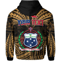 Custom Samoa Tatau Hoodie Gold Polynesian Proud Samoan LT13 - Polynesian Pride