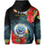 Federated States of Micronesia Hoodie Hibiscus Flowers FSM Seal Polynesian LT14 - Polynesian Pride