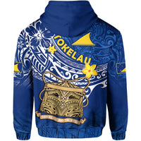 Tokelau Hoodie National Badge Polynesian Happy 74th Independence Anniversary LT14 - Polynesian Pride