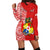 (Custom Personalised) Tonga Hoodie Dress Tongan Coat Of Arms Ngatu Pattern LT14 - Polynesian Pride