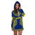 Niue Hoodie Dress Hiapo Mix Polynesian Happy Constitution Day LT14 - Polynesian Pride