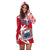 Samoa Hoodie Dress Samoan Coat Of Arms With Coconut Pink Style LT14 - Polynesian Pride