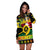 Vanuatu Christmas Hoodie Dress Pig Tusk Polynesian Joyeux Noel Flag Art LT14 - Polynesian Pride