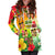 (Custom Personalised) Aloha Poly Fest Hoodie Dress Polynesian Pattern With Tropical Flowers LT14 - Polynesian Pride