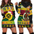 Vanuatu Christmas Hoodie Dress Pig Tusk Polynesian Joyeux Noel Flag Art LT14 Reggae - Polynesian Pride