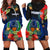 Pohnpei State Hoodie Dress FSM Hibiscus Flowers Mix Polynesian LT14 Blue - Polynesian Pride