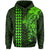 Custom Hawaii Hoodie Kakau Kanaka Maoli Combine Polynesian Shark Ver.02 LT14 Hoodie Green - Polynesian Pride