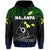 Custom Malampa Province Hoodie Native Canoe Mix Vanuatu Pig Tusk Black Version LT14 - Polynesian Pride