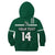 (Custom Text And Number) Hawaii Football Hoodie KID Kakau Rainbow Warriors Helmet Go Bows LT14 - Polynesian Pride