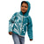 Cook Islands Tatau Hoodie KID Symbolize Passion Stars Version Blue LT13 Blue - Polynesian Pride