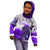 (Custom Personalised) Manaia Maori Hoodie KID Fern Aotearoa Purple Waves LT13 Purple - Polynesian Pride