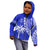 (Custom Text and Number) Fiji Rugby Sevens Hoodie KID Fijian 7s Tapa Polynesian Blue Ver.02 LT13 - Polynesian Pride