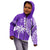 (Custom Text and Number) Fiji Rugby Sevens Hoodie KID Fijian 7s Tapa Polynesian Purple LT13 - Polynesian Pride